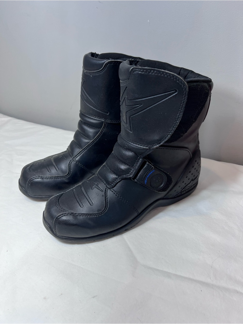 Alpinestars Ridge waterproof leather motorcycle  boots size 7 womens size 8